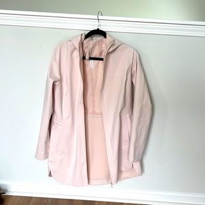 Light Pink Lululemon Rain Jacket Size 10